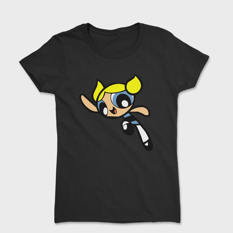 Cartoon Retro the Powerpuff Girls 4, Tricou Femei