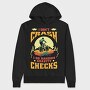 Mountain Bike Quote Illustration, Hanorac Oversize Barbati (Unisex)