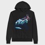 Mountain Dog Landscape, Hanorac Oversize Barbati (Unisex)