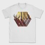 Deer Illustration Geometric Forest, Tricou Barbati (Unisex)