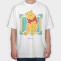 Cartoon Retro Winnie the Pooh 4, Tricou Oversize Barbati (Unisex)
