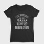 Motorcycle And Dogs Love Motorcycle Quote, Tricou Femei