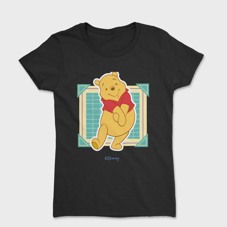Cartoon Retro Winnie the Pooh 4, Tricou Femei