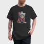 Cat Beanie Cap, Tricou Barbati (Unisex)