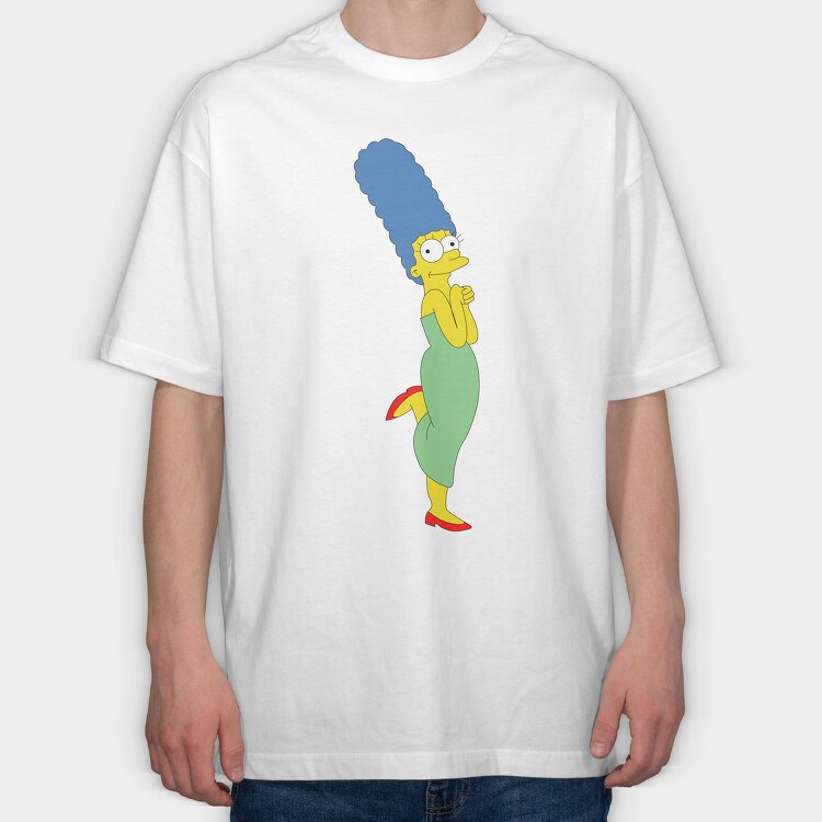 Cartoon Retro the Simpsons 2, Tricou Oversize Barbati (Unisex)