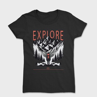 Mountain Explorer Explore, Tricou Femei