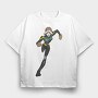 Cartoon Retro X Men 2, Tricou Oversize Barbati (Unisex)