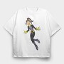 Cartoon Retro X Men 1, Tricou Oversize Barbati (Unisex)