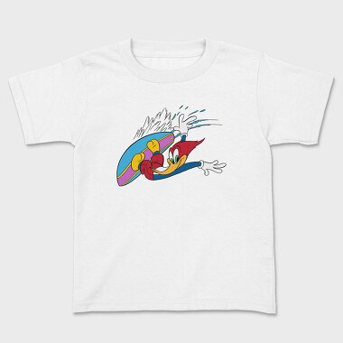 Cartoon Retro Woody Woodpecker 6, Tricou Copii