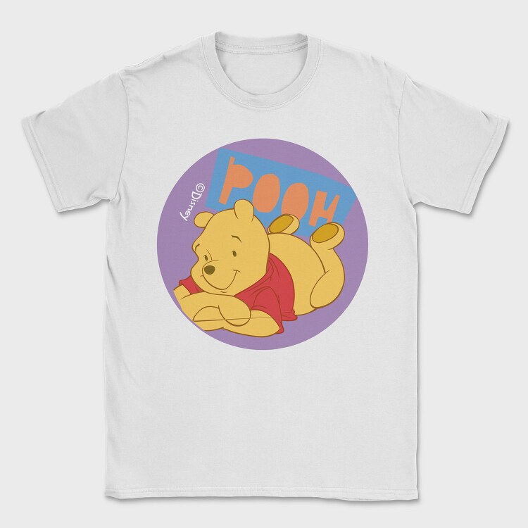Cartoon Retro Winnie the Pooh 5, Tricou Barbati (Unisex)