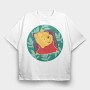 Cartoon Retro Winnie the Pooh 3, Tricou Oversize Barbati (Unisex)