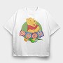 Cartoon Retro Winnie the Pooh 2, Tricou Oversize Barbati (Unisex)