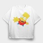 Cartoon Retro the Simpsons 6, Tricou Oversize Barbati (Unisex)
