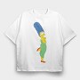 Cartoon Retro the Simpsons 2, Tricou Oversize Barbati (Unisex)