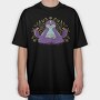 Sloth Doing Meditation Lotus Yoga Pose, Tricou Oversize Barbati (Unisex)