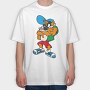 Cartoon Retro Tazmania 1, Tricou Oversize Barbati (Unisex)