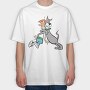 Cartoon Retro the Jetsons 1, Tricou Oversize Barbati (Unisex)