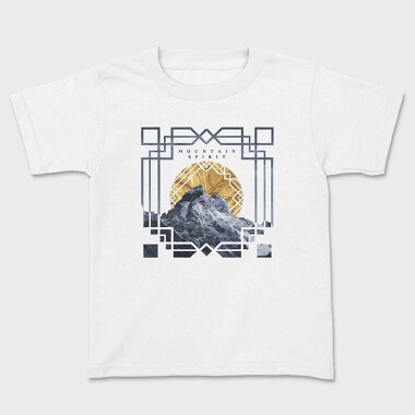 Mountain Landscape Art Deco Tote, Tricou Copii