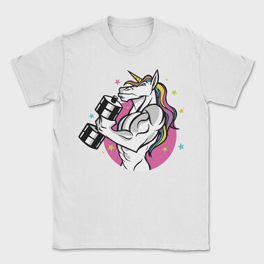 Muscular Unicorn Fit, Tricou Barbati (Unisex)