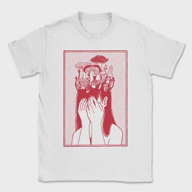 Mushroom Girl, Tricou Barbati (Unisex)