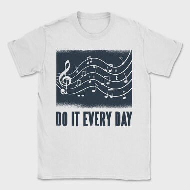 Music Text, Tricou Barbati (Unisex)