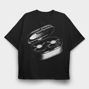 Musical Sardine Tin, Tricou Oversize Barbati (Unisex)