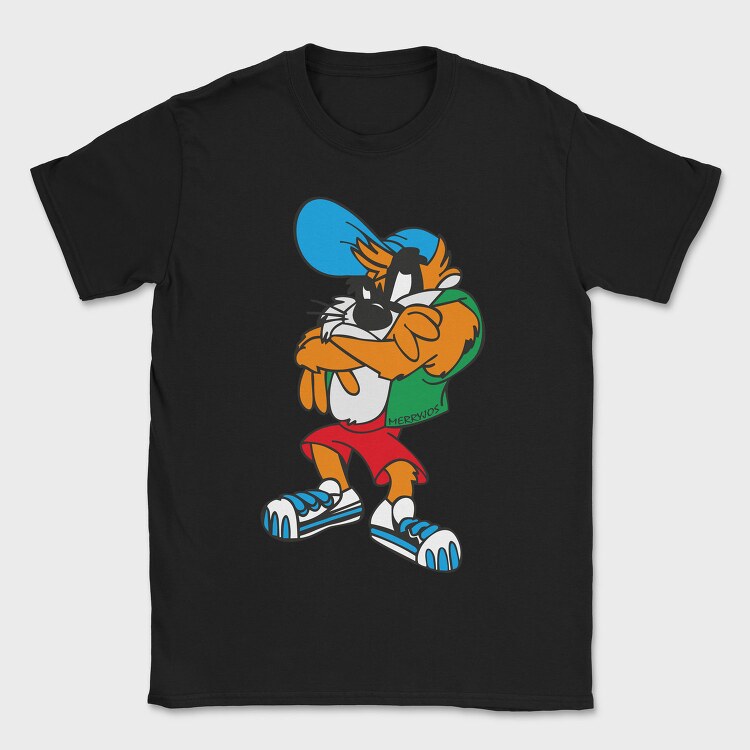 Cartoon Retro Tazmania 1, Tricou Barbati (Unisex)