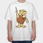 Cartoon Retro the Flintstones 6, Tricou Oversize Barbati (Unisex)