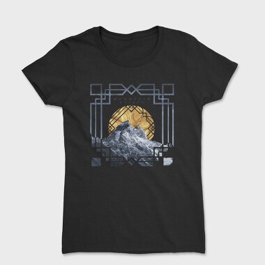 Mountain Landscape Art Deco Tote, Tricou Femei