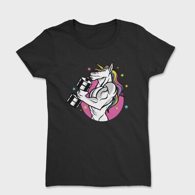 Muscular Unicorn Fit, Tricou Femei