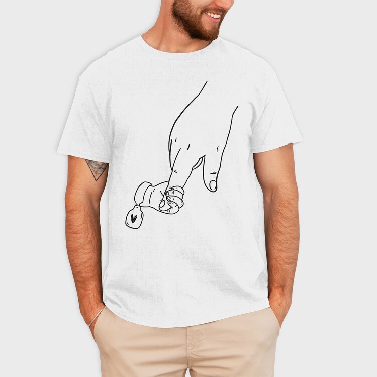 Hands Holding Baby, Tricou Barbati (Unisex)