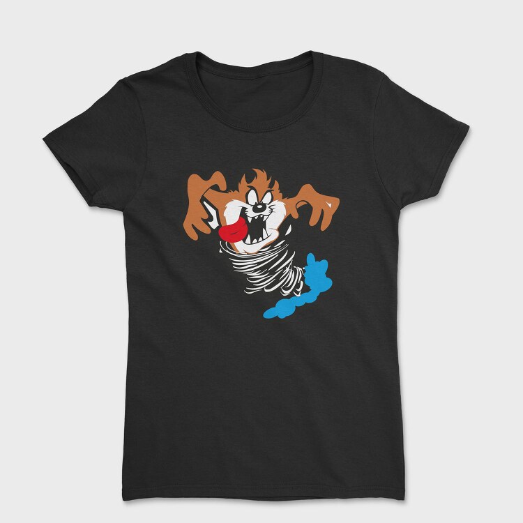 Cartoon Retro Tazmania 4, Tricou Femei