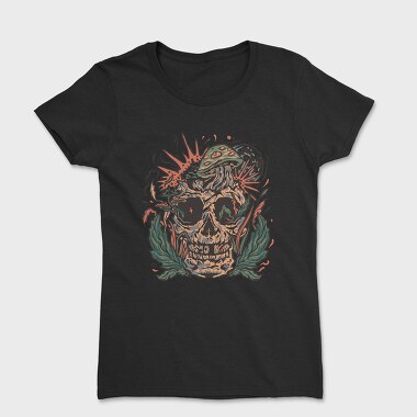 Mushroom Skull Flora, Tricou Femei