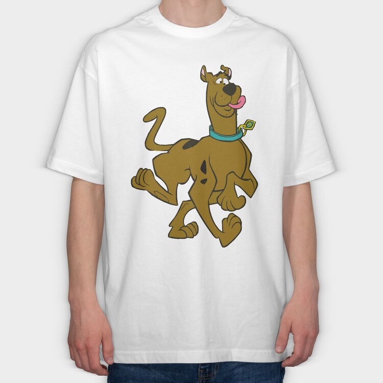 Cartoon Retro Scooby Doo 5, Tricou Oversize Barbati (Unisex)