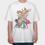 Cartoon Retro the Jetsons 4, Tricou Oversize Barbati (Unisex)