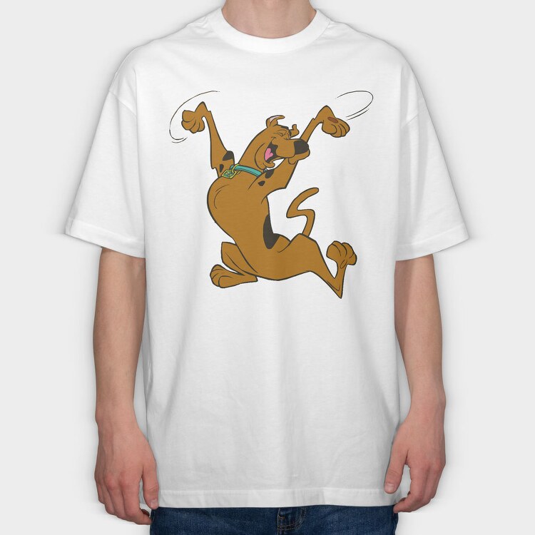 Cartoon Retro Scooby Doo 4, Tricou Oversize Barbati (Unisex)