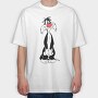 Cartoon Retro Silvestre 4, Tricou Oversize Barbati (Unisex)