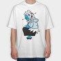 Cartoon Retro the Jetsons 3, Tricou Oversize Barbati (Unisex)