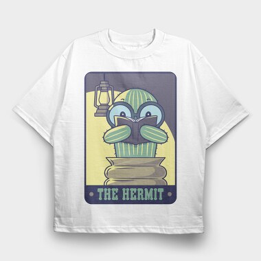 Mysterious Cactus Tarot Cute Cactus 06, Tricou Oversize Barbati (Unisex)
