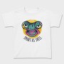 Turtle Animal With Glasses Smart Ass Hell, Tricou Copii