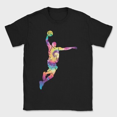 Tye Dye Basketball Player, Tricou Barbati (Unisex)