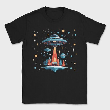 Ufo Christmas Tote, Tricou Barbati (Unisex)