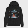 Ufo Christmas Tote, Hanorac Oversize Barbati (Unisex)
