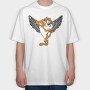 Cartoon Retro Tazmania 2, Tricou Oversize Barbati (Unisex)