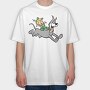 Cartoon Retro the Jetsons 2, Tricou Oversize Barbati (Unisex)