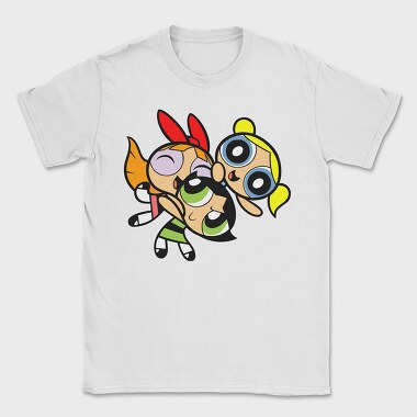Cartoon Retro the Powerpuff Girls 1, Tricou Barbati (Unisex)