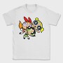 Cartoon Retro the Powerpuff Girls 1, Tricou Barbati (Unisex)