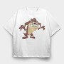 Cartoon Retro Tazmania 5, Tricou Oversize Barbati (Unisex)
