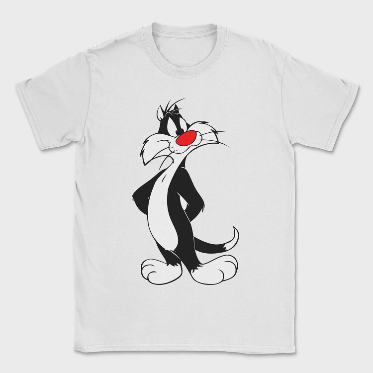 Cartoon Retro Silvestre 3, Tricou Barbati (Unisex)