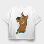 Cartoon Retro Scooby Doo 6, Tricou Oversize Barbati (Unisex)